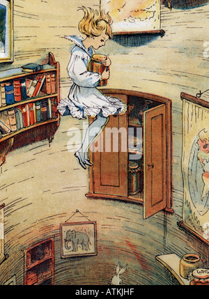 Alice in Wonderland: The White Rabbit Stock Photo - Alamy