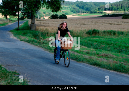 Bicyclist Stock Photo