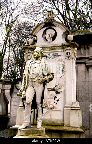 Pere Lachaise Cemetery Cimetiere du Pere Lachaise Stock Photo