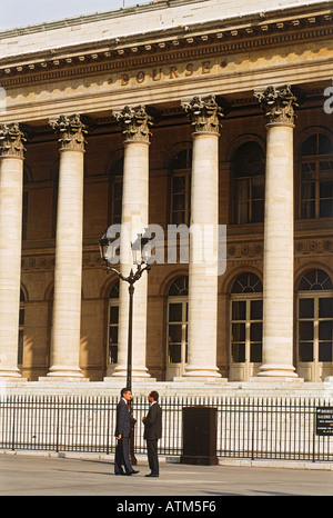 Palais Brongniart La Bourse Building Stock Exchange in Paris Stock Photo