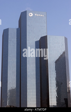 Total Oil & Petrochemical Multinational Hq in La Defense Paris Stock Photo