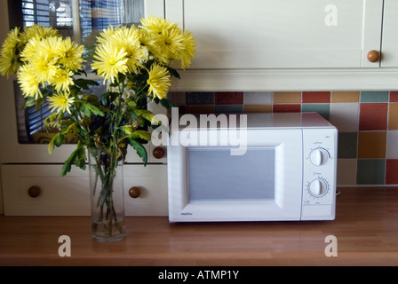 Microwave oven, England UK Stock Photo