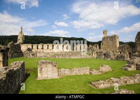 Byland Abbey 12th century Cistercian ruins North Yorkshire England UK Stock Photo