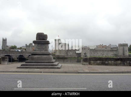 The Treaty Stone Limerick City Co Limerick www osheaphotography com Stock Photo