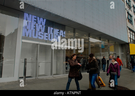 The New Museum of Contemporary Art on the Bowery in NYC Stock Photo