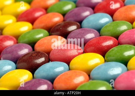 Multi coloured sweets Stock Photo