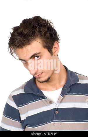 portrait of a confident teenager male Stock Photo