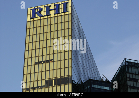 Wienerberg City, Twin Tower, RHI Stock Photo