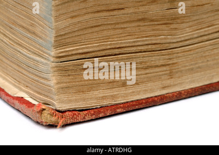 Pages in an old book Stock Photo