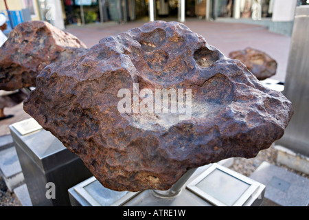 Large Gibeon iron on display Stock Photo