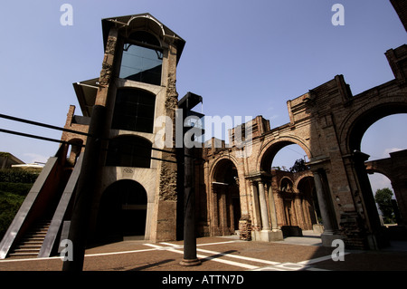 Turin the Rivoli castle former Savoy residence and now museum for contemporary art Stock Photo