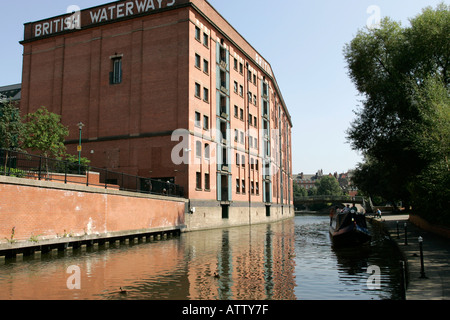 former Fellows Morton and Clayton warehouse now Nottingham Waterways Museum Stock Photo