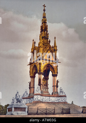 Albert Monument, London, England Stock Photo