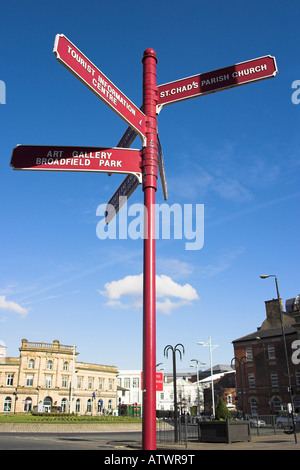 Finger post. Rochdale, Greater Manchester, United Kingdom. Stock Photo