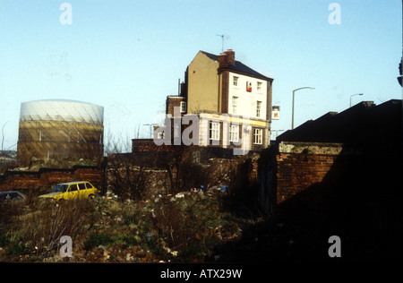 Death of industrial town in the Midlands of England. Stock Photo