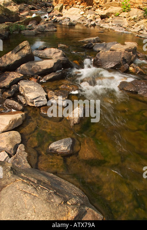 Scenic View at Johnnies Creek along Little River Little River Canyon National Preserve Alabama Stock Photo