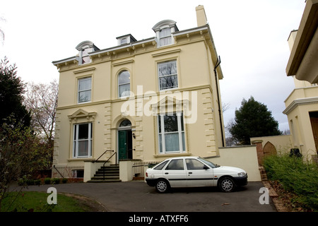 Large Regency Mansion attractively renovated Pittville Cheltenham UK Stock Photo