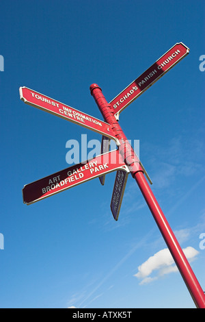 Finger post. Rochdale, Greater Manchester, United Kingdom. Stock Photo