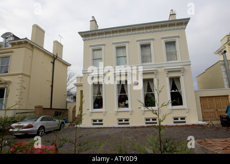 Renovated Regency house Cheltenham UK Stock Photo