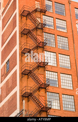 Old building with stairs Stock Photo