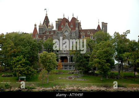 Boldt Castle on one of the 1000 islands, St Lawrence River, Canada.