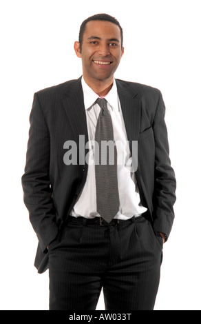 Business executive isolated on white Stock Photo