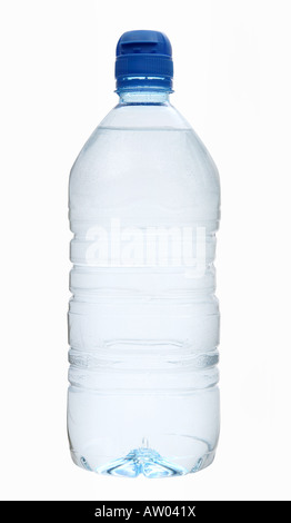 bottle of water on white background Stock Photo