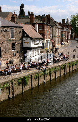 King's Arms public house on King's Staithe York Stock Photo