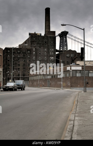 Domino Sugar Factory in Brooklyn, NY, USA Stock Photo