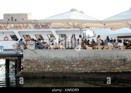 Pafos promenade Cyprus Island Greece Europe Stock Photo