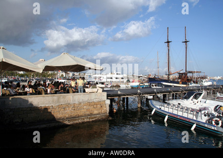 Pafos port Cyprus Island Greece Europe Stock Photo