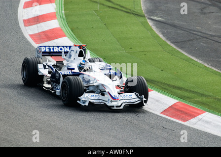 Nick HEIDFELD (GER) in the BMW F1.-08 Formula 1 racecar during testing sessions in Feb 2008 Stock Photo