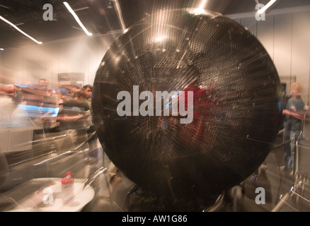 The near future - VirtuSphere virtual reality device Stock Photo