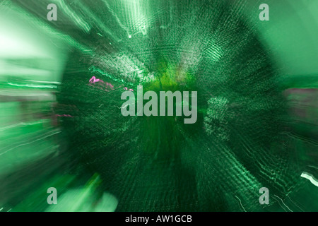 VirtuSphere virtual reality device in matrix green Stock Photo