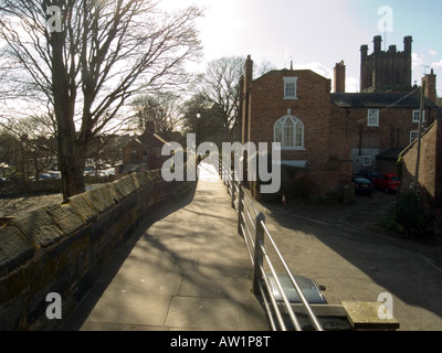 Roman Walls, Chester Stock Photo