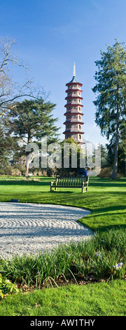 The Pagoda in Kew Gardens Greater London England UK Stock Photo