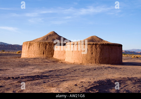 Chile Atacama  Desert Aldea de Tulor village archaeological ruin site Stock Photo