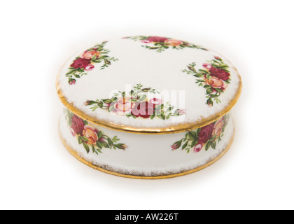 Royal Albert bone china trinket box Stock Photo