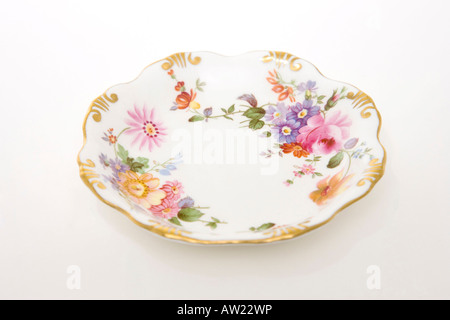 Royal Crown Derby bone china dish / plate Stock Photo