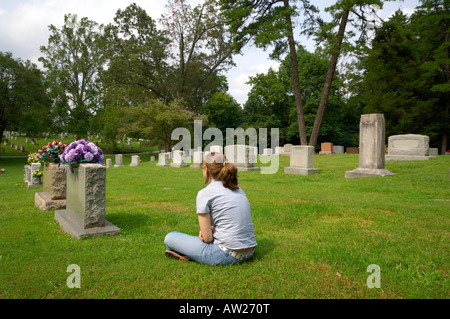 girl teen mourns loss member family lady young seems she alamy passed