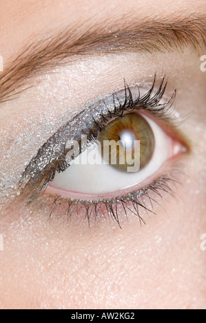 Close-up of a womans eye Stock Photo