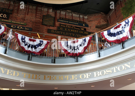 Quincy Market in Boston Massachusetts Stock Photo