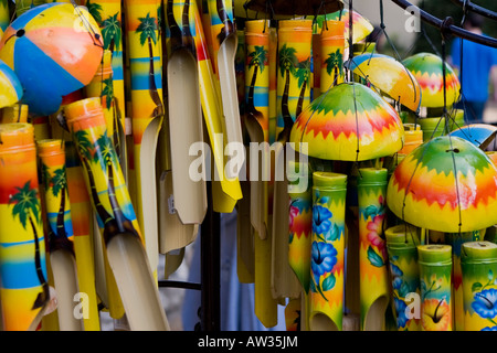 Colorful Wind Chimes Stock Photo