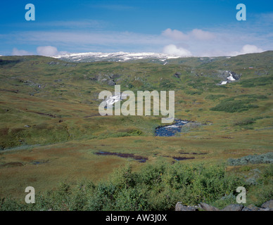 High mountain scenery; Vikafjell, above Voss, Hordaland, Norway. Stock Photo