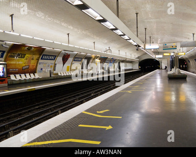 Paris Metro at Varenne, Paris, France, Europe Stock Photo