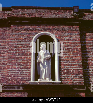 Architectural detail, Sir William Turner's Almshouses, Kirkleatham, near Wilton, Teesside, Cleveland, England, UK. Stock Photo