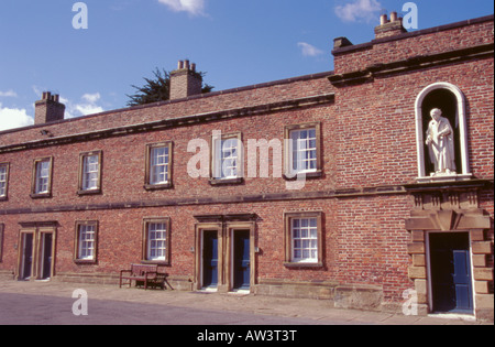 Sir William Turner's Almshouses, Kirkleatham, near Wilton, Teesside, Cleveland, England, UK. Stock Photo