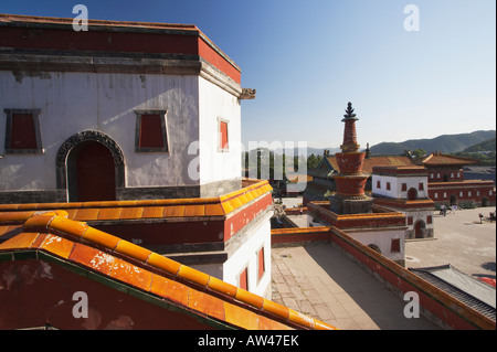 View Of Puning Temple Complex, Chengde, Hebei, China Stock Photo