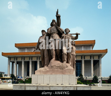 Mao's Mausoleum Beijing Stock Photo