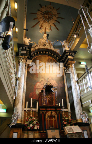 The altar in Our Dear Lord in the Attic Church (Museum Ons' Lieve Heer Op Solder or Amstelkring Museum), Amsterdam. Stock Photo
